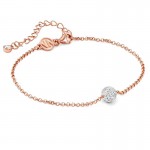 BRACCIALE DONNA NOMINATIONIN ARGENTO 925 ROSATO CON SFERA E ZIRCONI 149003/011