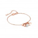 BRACCIALE DONNA NOMINATION IN ARGENTO 925 ROSATO CON PERLE E ZIRCONI 149004/011