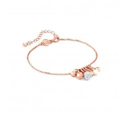 BRACCIALE DONNA NOMINATION IN ARGENTO 925 ROSATO CON PERLE E ZIRCONI 149004/011