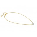 COLLANA DONNA NOMINATION IN ARGENTO 925 GIALLO SFERA PAVE DI ZIRCONI 149005/012