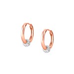 ORECCHINI CERCHI NOMINATION IN ARGENTO 925 ROSA CON ZIRCONI TAGLIO BRILLANTE 149008/011