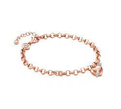 BRACCIALE DONNA NOMINATION IN ARGENTO 925 ROSATO CON CUORE 148020/072