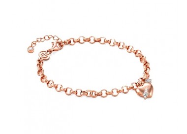 BRACCIALE DONNA NOMINATION IN ARGENTO 925 ROSATO CON CUORE 148020/072