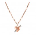 COLLANA DONNA NOMINATION IN ARGENTO 925 ROSATO CON CUORE 148022/072