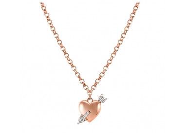 COLLANA DONNA NOMINATION IN ARGENTO 925 ROSATO CON CUORE 148022/072