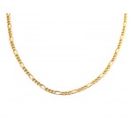 COLLANA CATENA 3+1 IN ORO GIALLO 18KT