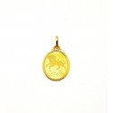CIONDOLO SEGNO ZODIACALE LEONE IN ORO GIALLO 18 KT + COLLANA LACCIO IN OMAGGIO