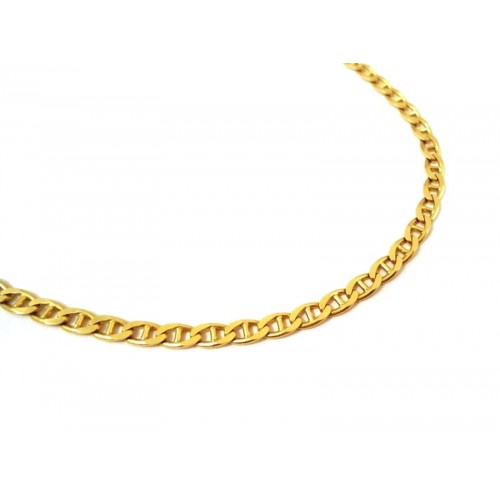 COLLANA CATENA IN ORO GIALLO 18 KT GRAMMI 11