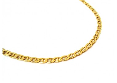 COLLANA CATENA IN ORO GIALLO 18 KT