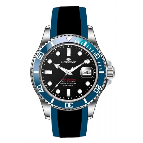 OROLOGIO UOMO LORENZ DIVER PROFESSIONAL 030197FF AUTOMATICO