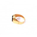 ANELLO DA UOMO IN ORO GIALLO 18 KT CON ONICE