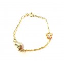 BRACCIALE IN ORO GIALLO 18KT CON CHARM