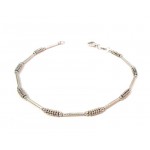 BRACCIALE IN ORO BIANCO 18 KT LAVORAZIONE TUBOLARE