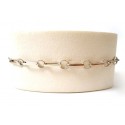 BRACCIALE UNISEX IN ORO BIANCO 18 KT