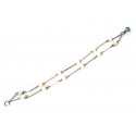 BRACCIALE DA DONNA IN ORO BIANCO 18 KT CON PERLE