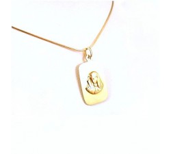 COLLANA CON MADONNINA IN ORO GIALLO 18 KT