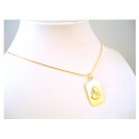 COLLANA CON MADONNINA IN ORO GIALLO 18 KT