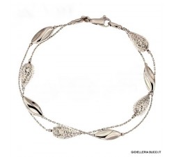 BRACCIALE DA DONNA IN ORO BIANCO 18 KT