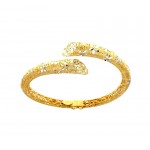 BRACCIALE RIGIDO DA DONNA IN ORO GIALLO 18 KT CHIUSURA A BACIO