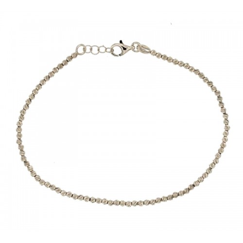 BRACCIALE PALLINE IN ORO BIANCO 18 KT