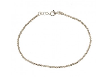 BRACCIALE PALLINE IN ORO BIANCO 18 KT