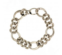 BRACCIALE DA DONNA A CATENA IN ORO BIANCO 18 KT