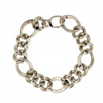 BRACCIALE DA DONNA A CATENA IN ORO BIANCO 18 KT