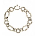 BRACCIALE DA DONNA A CATENA IN ORO BIANCO 18 KT