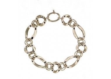 BRACCIALE DA DONNA A CATENA IN ORO BIANCO 18 KT