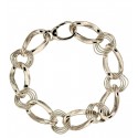 BRACCIALE DA DONNA A CATENA IN ORO BIANCO 18 KT