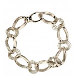 BRACCIALE DA DONNA A CATENA IN ORO BIANCO 18 KT