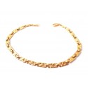 BRACCIALE DA UOMO IN ORO GIALLO 18 KT CATENA