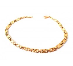 BRACCIALE DA UOMO IN ORO GIALLO 18 KT CATENA