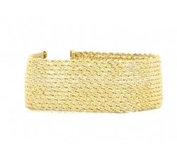 BRACCIALE DA DONNA FUNE IN ORO GIALLO 18 KT