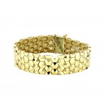 BRACCIALE DONNA TAPPETO IN ORO GIALLO 18 KT