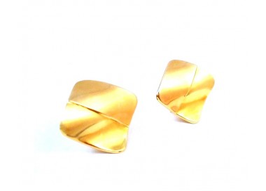 ORECCHINI DA DONNA IN ORO GIALLO 18 KT CHIUSURA A CLIP