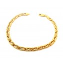 BRACCIALE CATENA DA UOMO IN ORO GIALLO 18 KT