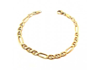 BRACCIALE UOMO CATENA IN ORO GIALLO 18 KT