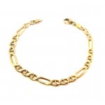 BRACCIALE UOMO CATENA IN ORO GIALLO 18 KT