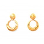 ORECCHINI IN ORO GIALLO 18 KT CON CHIUSURA A MONACHELLA