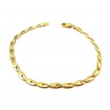 BRACCIALE UNISEX IN ORO GIALLO 18 KT 