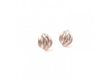 ORECCHINI IN ORO BIANCO 18 KT CHIUSURA A CLIP