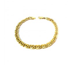 BRACCIALE UOMO CATENA IN ORO GIALLO 18 KT 