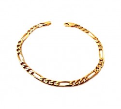 BRACCIALE DA UOMO IN ORO GIALLO 18 KT CATENA