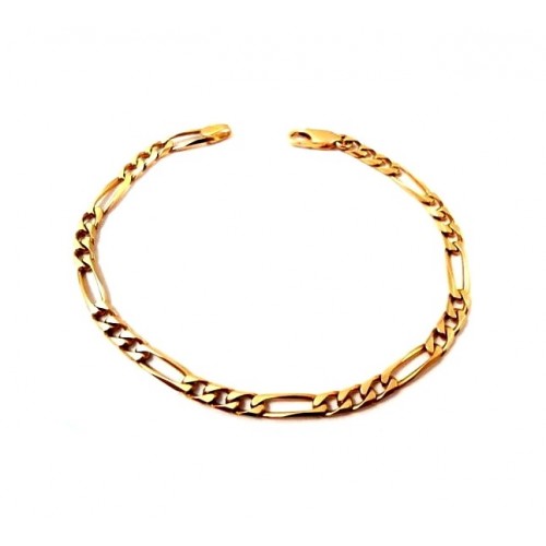 BRACCIALE DA UOMO IN ORO GIALLO 18 KT CATENA