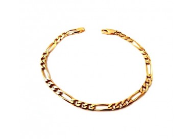 BRACCIALE DA UOMO IN ORO GIALLO 18 KT CATENA