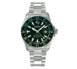 OROLOGIO PAUL PICOT UOMO PAUL MARINER 5 COSC GMT 4353SG VERDE AUTOMATICO