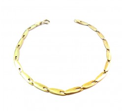 BRACCIALE UNISEX IN ORO GIALLO 18 KT 