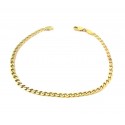 BRACCIALE CATENA UNISEX IN ORO GIALLO 18 KT 