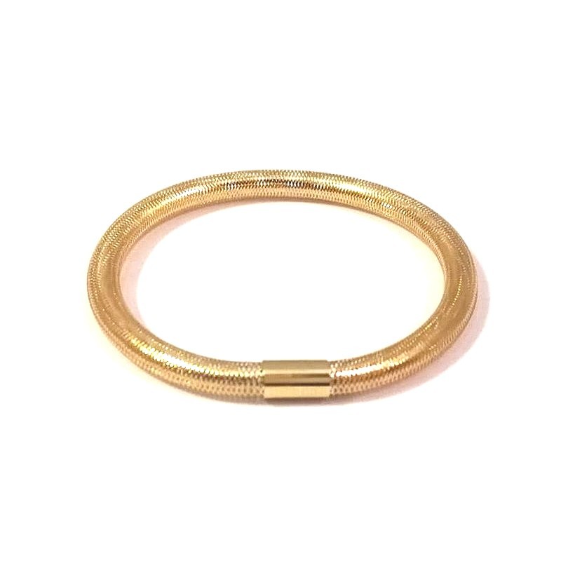 CARISSIMA Bracciale Donna Oro Giallo 9 Carati (375) - Catena Belcher Tonda 2,8mm, 18cm Con Lucchetto